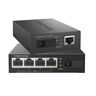 TP-LINK普聯(lián)千兆單模單纖光纖收發(fā)器一對20公里1光4四電光電轉(zhuǎn)換器SC接口TL-FC311A-20+TL-FC314B-20套裝 曬單實拍圖