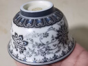 兮元記青花纏枝蓮主人杯單杯陶瓷茶杯描銀壓手普洱杯個(gè)人高檔品茗杯茶盞 礫華銀蓮壓手杯【藍韻東方禮盒】 曬單實(shí)拍圖