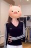 美式復古條紋V領(lǐng)短款收腰緊身長(cháng)袖t恤女春秋季新款內搭打底衫上衣 黑色 M 曬單實(shí)拍圖