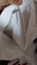 羅蒙（ROMON）大碼胖mm寬松翻領(lǐng)顯瘦短袖T恤女夏季polo純棉休閑百搭半袖上衣ins 白色 M 建議80-110斤 曬單實(shí)拍圖