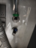潛水艇（Submarine）槍灰色黃銅加厚三角閥八字閥陶瓷閥芯紅藍標國標4分進(jìn)出水1冷+1熱 曬單實(shí)拍圖