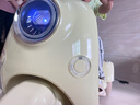 HIMEILI兒童電動摩托車可坐雙人遙控三輪車1-6歲男女孩寶寶可駕駛玩具車 黃色雙驅(qū)+12V9A+軟座+遙控 曬單實拍圖