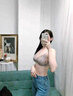 Markos國際品牌法式性感蕾絲內(nèi)衣女士薄款小胸聚攏無鋼圈純欲文胸罩套裝 灰紫色-套裝 S (適用于32/70AB) 曬單實拍圖