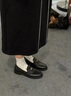 百麗舒適通勤樂(lè )福2025新休閑百搭女鞋B2561AA5 黑色 38 曬單實(shí)拍圖