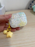 ins可愛暈染星星兔子適用airpods pro 2蘋果耳機保護套藍牙保護套 夢影 暈染兔子+黃色五角星掛件 airpods pro/pro2 曬單實拍圖