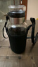 【送杯套】大容量加厚玻璃杯子便攜噸噸杯茶水分離帶杯套泡茶水杯 透明 1000ml噸噸桶 1只裝 曬單實(shí)拍圖