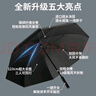 小魔長柄雨傘超大號加固抗風男士高端商務雨傘黑色可定制 曬單實拍圖