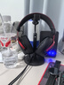 iKF V11 S 游戲耳機頭戴式電競耳機USB有線電競聲卡競技級7.1環(huán)繞音效耳麥低延三角洲fps專用無畏契約 iKF-V11 S【3.5mm版】黑紅色 曬單實拍圖