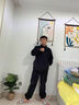 俞兆林睡衣男冬天法蘭絨加厚加絨保暖套裝秋冬季男士珊瑚絨可外25年新款 NSCJF-黑色舒棉絨拉鏈 L (建議90-130斤) 曬單實(shí)拍圖