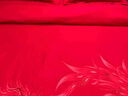 水星系列家紡高級婚慶長(cháng)絨棉刺繡結婚四件套全棉100純棉紅色床單被套新婚陪嫁6 龍鳳情緣--金色 160支 1.8m 床單款 被套200*230cm 四件套 曬單實(shí)拍圖