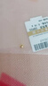 金小貅黃金轉運珠足金999小金珠重版加厚散珠光面金珠黃金古法珠手串DIY 0.2g,4mm光珠珠重版1顆 曬單實(shí)拍圖