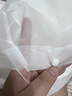 麥?zhǔn)嫣匾淮涡杂暌鲁扇思雍耖L款全身防暴雨兒童戶外旅行登山徒步便攜雨披 (五件裝)TPE超柔抗拉雨衣A7白色 曬單實(shí)拍圖