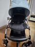 博格步（BUGABOO）荷蘭Bugaboo Bee6博格步多功能輕便城市型雙向可折疊嬰兒推車 銀架水霧藍(lán) 黑座 曬單實拍圖