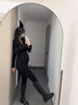 佰姿緣灰色打底褲女2025年新款春秋冬季加絨加厚羊毛保暖壓力瘦腿連褲襪 深灰連1條裝 均碼 120g春秋無(wú)絨款（20~30℃） 曬單實(shí)拍圖