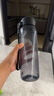 特百惠（Tupperware）樂活750ML塑料杯夏季男女學(xué)生運動水杯子大容量便攜雙飲 都市灰 曬單實拍圖