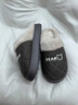 紅豆防水棉拖鞋男士秋冬季2025新款家居室內加絨保暖靜音防滑拖鞋女款 灰色 【防水保暖 一擦即凈】 42-43 【適合41-42】 曬單實(shí)拍圖