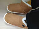 京小米森活冬季發(fā)熱加熱棉鞋充電可行走防滑電暖鞋暖腳寶冬季居家辦公暖腳器 棕色 電暖鞋不凍腳 36-37 曬單實(shí)拍圖