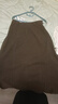 婭麗達設計感高腰百褶半身裙女2024秋冬新款馬面裙氣質(zhì)西裝a字裙 濃郁咖啡（G0） L 曬單實(shí)拍圖