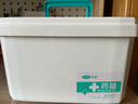 可孚 醫藥箱家用急救箱家用學(xué)生宿舍車(chē)載家庭收納盒 雙層大號空箱 曬單實(shí)拍圖