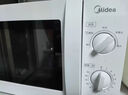 美的（Midea）快捷微波爐 家用小型 360°轉(zhuǎn)盤(pán)加熱 旋鈕操控 易潔內(nèi)膽（M1-L213B） 曬單實(shí)拍圖