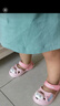 巴拉巴拉兒童涼鞋夏季男童包頭軟底寶寶外穿幼兒學步鞋小孩防滑女童沙灘鞋 曬單實拍圖