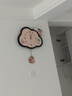 好久不見蠟筆小新餐廳掛鐘客廳家用靜音鐘表創(chuàng)意可左右搖擺玄關(guān)掛墻時鐘 曬單實拍圖