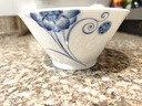 古鎮陶瓷景德鎮餐具套裝玲瓏瓷吃飯碗陶瓷玲瓏青花瓷家用日式斗笠碗飯碗 4.5英寸斗笠碗（單個(gè)） 曬單實(shí)拍圖