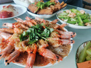 東上御品 國產(chǎn)青島大蝦 特大號白蝦 2030規格 凈重3斤 盒裝活凍 曬單實(shí)拍圖