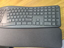 羅技（Logitech）K860無(wú)線(xiàn)藍牙鍵盤(pán) 人體工學(xué)鍵盤(pán)分體式 筆記本電腦辦公鍵盤(pán)Mac 帶手托電池款家用多設備 全尺寸 K860鍵盤(pán)(優(yōu)聯(lián)接收器) 曬單實(shí)拍圖