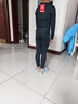 李寧（LI-NING）兒童緊身衣訓練服速干衣運動(dòng)套裝跑步男女秋冬籃球足球羽毛球服 曬單實(shí)拍圖