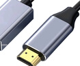 聯(lián)基 hdmi轉minidp母線(xiàn)ps4/5機頂盒臺式主機筆記本DP口typec手機連接接蘋(píng)液晶顯示器 HDMI轉minidp 銀光灰 1米 曬單實(shí)拍圖