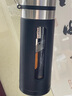 RICH YOUR HOME德國品質(zhì)茶水分離杯大容量耐高溫新款玻璃水杯便攜防摔男女通用 550ml玄英黑[手柄式喝水蓋] 曬單實拍圖