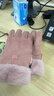 凌云鶴加熱手套發(fā)熱電加熱充電電熱手套男女辦公室可清洗USB暖手寶冬季 粉色可調溫加熱手套無(wú)電池 【三檔調溫，操作簡(jiǎn)單】 曬單實(shí)拍圖