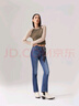 Levi's李維斯25年春夏新款女士街頭氣質(zhì)725高腰微喇牛仔褲18759 中藍色 25 (30) 曬單實(shí)拍圖