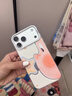 素洛適用蘋(píng)果17promax手機殼Air卡通星星人iPhone16pro日韓可愛(ài)14高級感超薄13創(chuàng  )意趣味大孔12防摔彩銀 大臉星星人-彩銀白 iPhone 17 Pro Max 曬單實(shí)拍圖