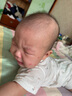 全棉時(shí)代兒童襪子嬰兒棉襪寶寶新生兒男女童中長(cháng)筒襪 紫粉白 9.5cm 曬單實(shí)拍圖