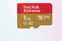 閃迪（SanDisk）1TB TF(MicroSD)內存卡 4K極速金卡A2 V30 U3行車(chē)記錄儀 運動(dòng)相機無(wú)人機 監控存儲卡 讀190MB/s 曬單實(shí)拍圖