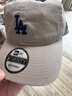 NEW ERA 紐亦華MLB男女情侶NY棒球帽彎檐遮陽(yáng)軟頂鴨舌帽920 14201624-淺卡其 洛杉磯道奇隊 OSFM 曬單實(shí)拍圖