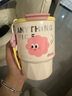 物生物保溫杯女士咖啡杯高顏值吸管杯大容量水杯學生杯子七夕情人節(jié)禮物 曬單實拍圖