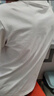 京東京造兒童t恤男5A抑菌新疆棉圓領(lǐng)衣服男裝打底衫印花 白色160 曬單實(shí)拍圖