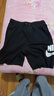 耐克（NIKE）男運動(dòng)短褲 夏季 針織毛圈  寬松百搭 五分褲FQ4951-010黑 L 曬單實(shí)拍圖