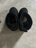 駱駝（CAMEL）雪地靴女冬季新款加絨保暖加厚棉鞋休閑懶人毛毛鞋 L23W275157黑色 37 (235mm) 曬單實(shí)拍圖