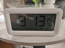 得力（deli）兒童節(jié)禮物充電電子鬧鐘背光家用學(xué)生兒童溫濕度計(jì)床頭鐘開學(xué)升學(xué)必備白 LE103A開學(xué)必備禮物 曬單實(shí)拍圖