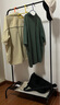 宜家（IKEA）BRUKSVARA布瓦拉曬衣架家用陽臺曬衣架晾衣服臥室衣架 煤黑色曬衣架 曬單實拍圖