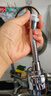 美廚（maxcook）水龍頭防濺頭 廚房萬(wàn)向旋轉(zhuǎn)過(guò)濾延伸器防濺頭長(zhǎng)款20cm MCPJ3646 曬單實(shí)拍圖