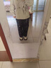 百圖betu女裝秋冬新款牛仔褲顯瘦高腰闊腿漸變毛邊牛仔褲2310D07 牛仔色 M 曬單實(shí)拍圖