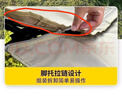 假日童年（JIARITONGNIAN）四擋可調節躺椅簡(jiǎn)易折疊床便攜月亮椅辦公室午休四擋調節躺椅躺床 【多檔調節/雙層牛津布】黑色+可 承重600斤 曬單實(shí)拍圖