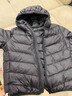 鴨鴨兒童輕薄羽絨服男女童短款連帽保暖秋冬季小童中大童裝外套KX 曬單實拍圖