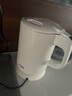 虎牌（TIGER）電熱水壺 雙層防燙 快燒水壺 PCG-G10C 1L電水壺 白色 曬單實(shí)拍圖