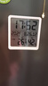 漢時（Hense）多功能電子時鐘客廳掛鐘溫濕度檢測磁吸冰箱貼鐘表HA3702 白色 曬單實拍圖